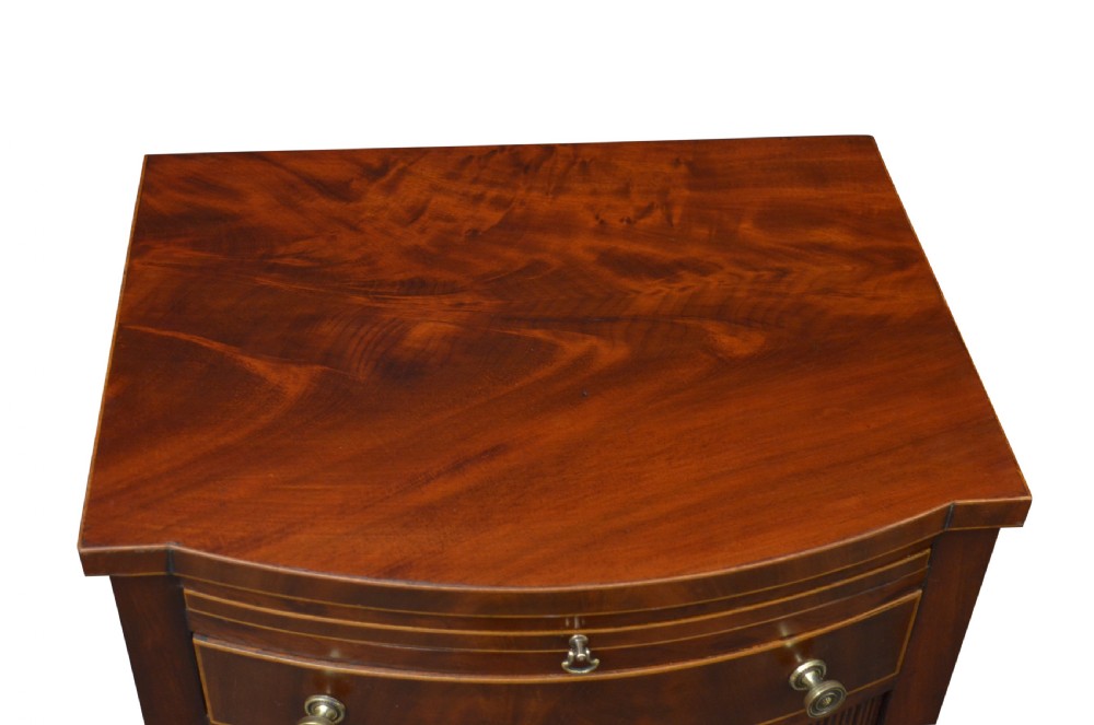 Matched Pair of Edwardian Bedside Cabinets in Mahogany View III