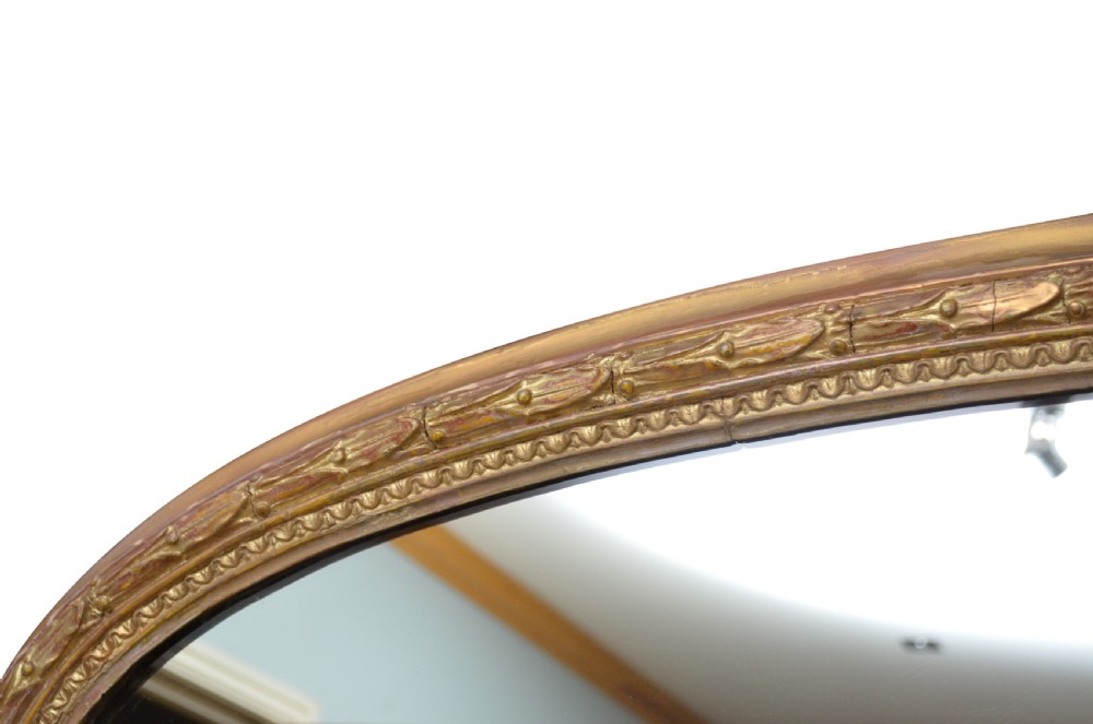 Large Victorian Overmantel Giltwood Mirror View IV