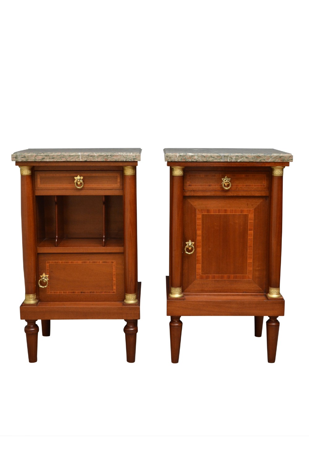 19th Century Mahogany Bedside Cabinets 