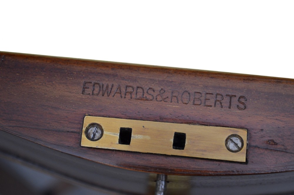 Edwards and Roberts Mahogany and Inlaid Display Table  View III