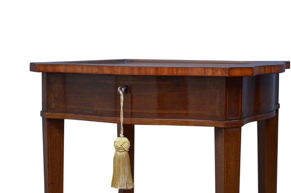 Edwards and Roberts Mahogany and Inlaid Display Table  View V