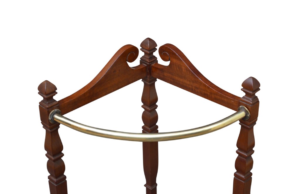 Arts and Crafts Mahogany Umbrella Stand View IV
