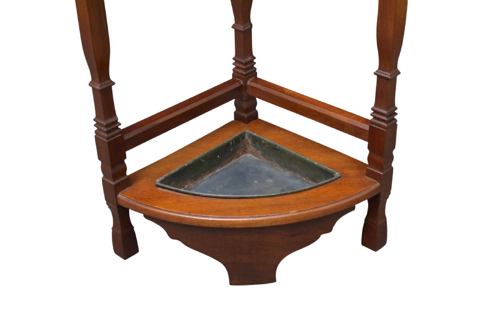 Arts and Crafts Mahogany Umbrella Stand View VIII