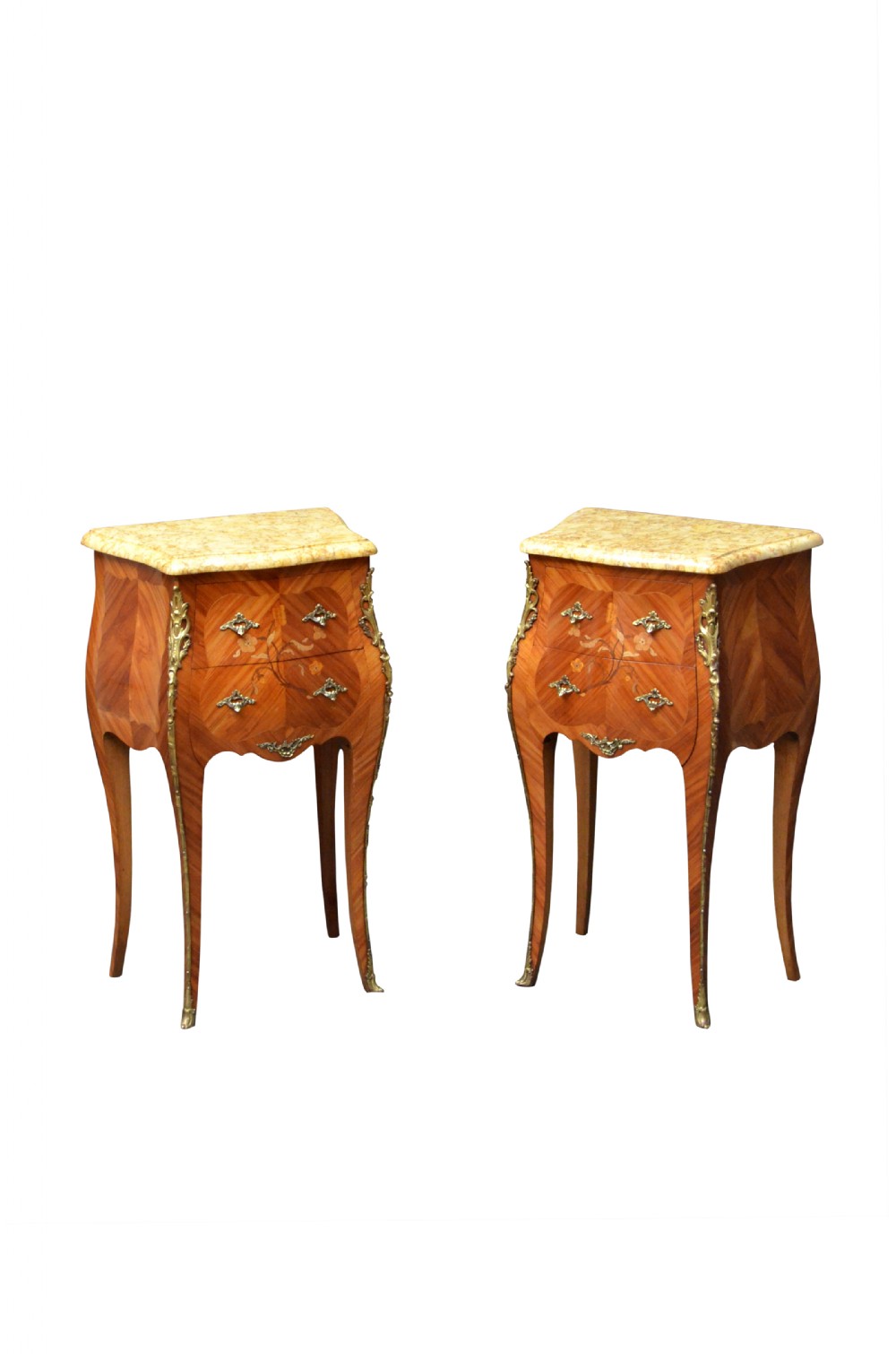 Pair of French Bedside Cabinets 