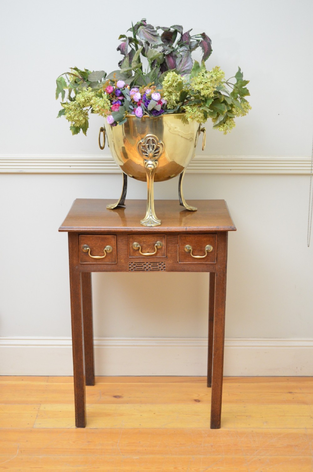 Art Nouveau Brass Coal Bucket View VII