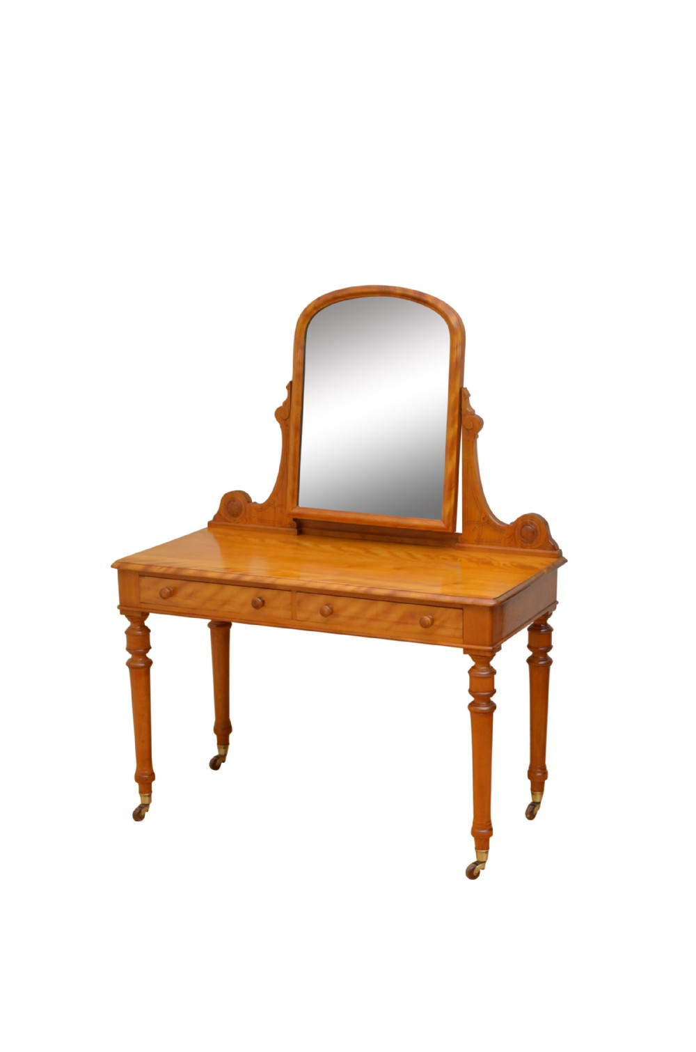 Rare Victorian Satinwood Dressing Table