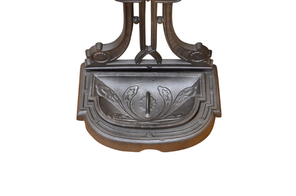 19th Century French Cast Iron Umbrella Stand View VI