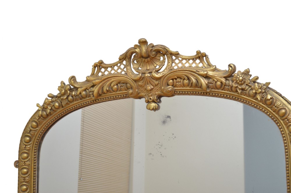19th Century French Gilt Pier Mirror View IV