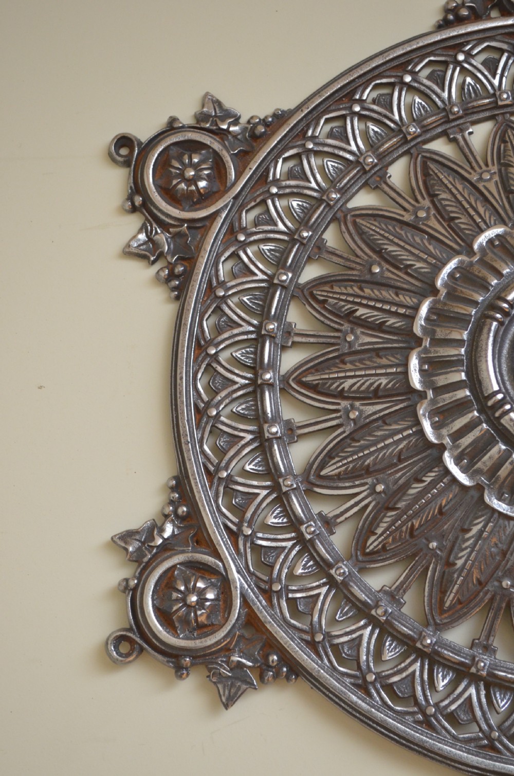 Victorian Cast Iron Ceiling Rose View VIII