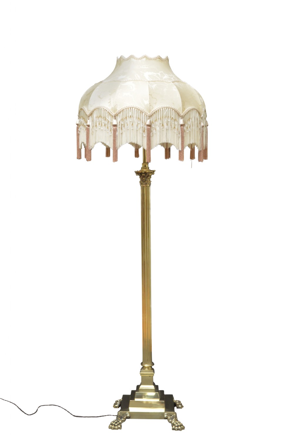 Victorian Brass Floor Lamp