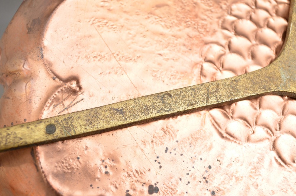 Rare Edwardian Copper and Brass Cake Stand View V