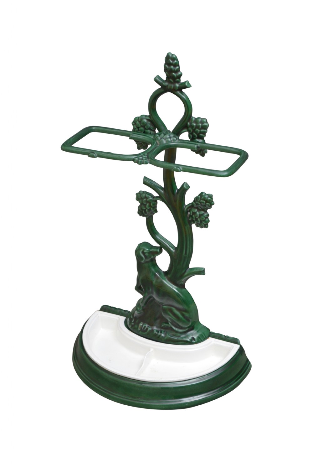 French Enamelled Umbrella Stand / Stick Stand