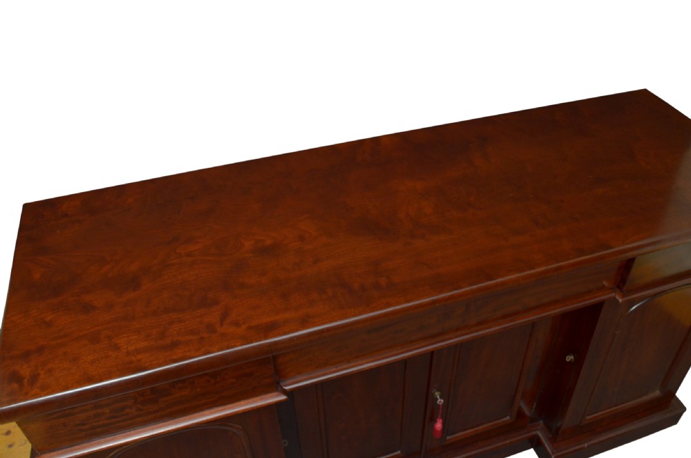Victorian Mahogany 4 Door Sideboard View II