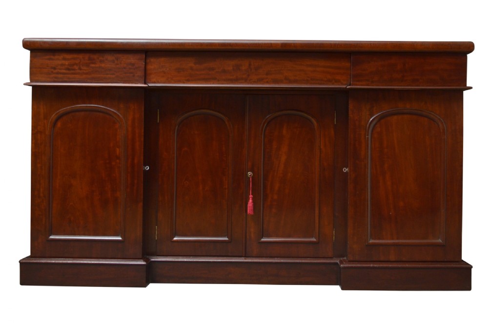 Victorian Mahogany 4 Door Sideboard View III