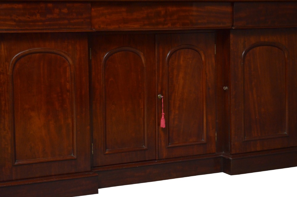 Victorian Mahogany 4 Door Sideboard View VII