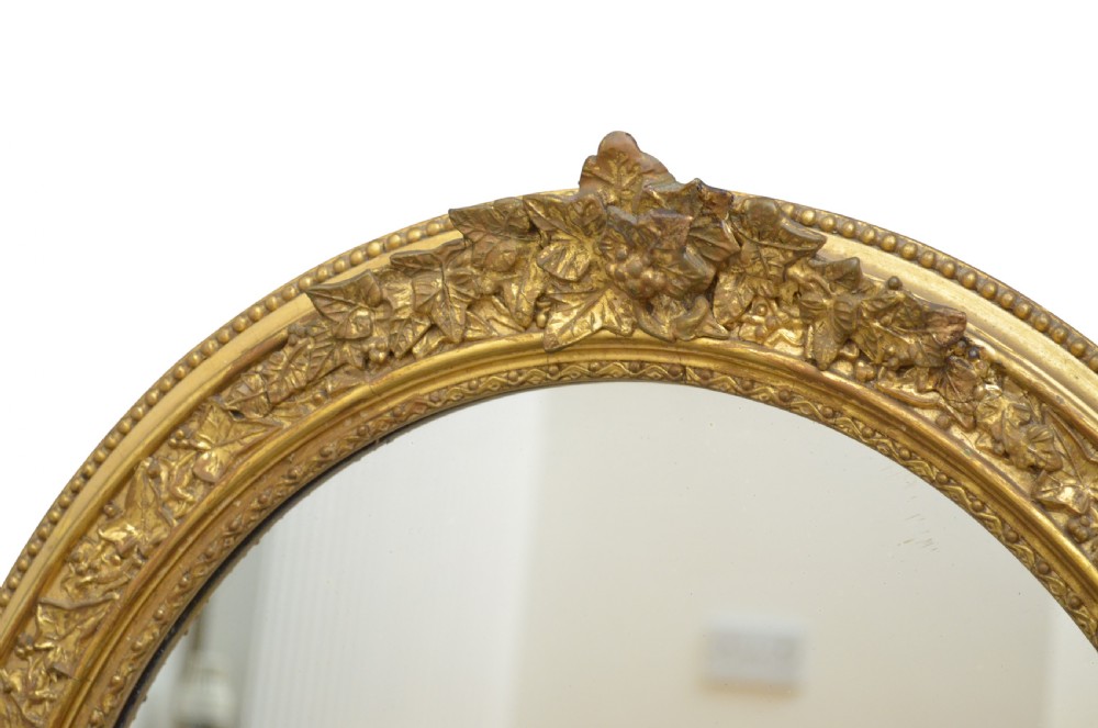 Victorian Giltwood Wall Mirror View V