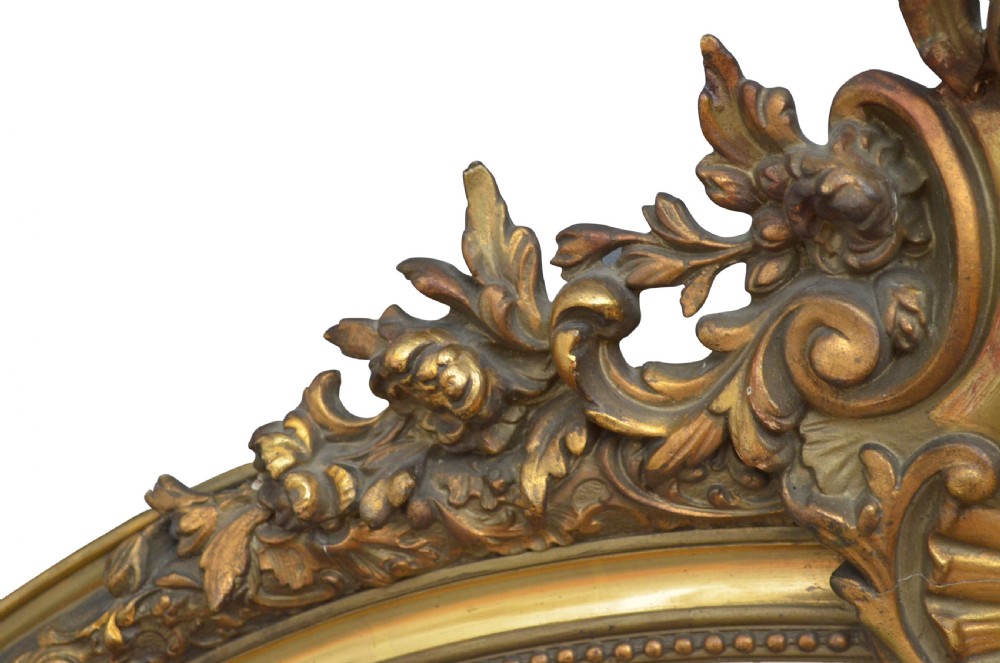 Victorian Giltwood Wall Mirror View VI
