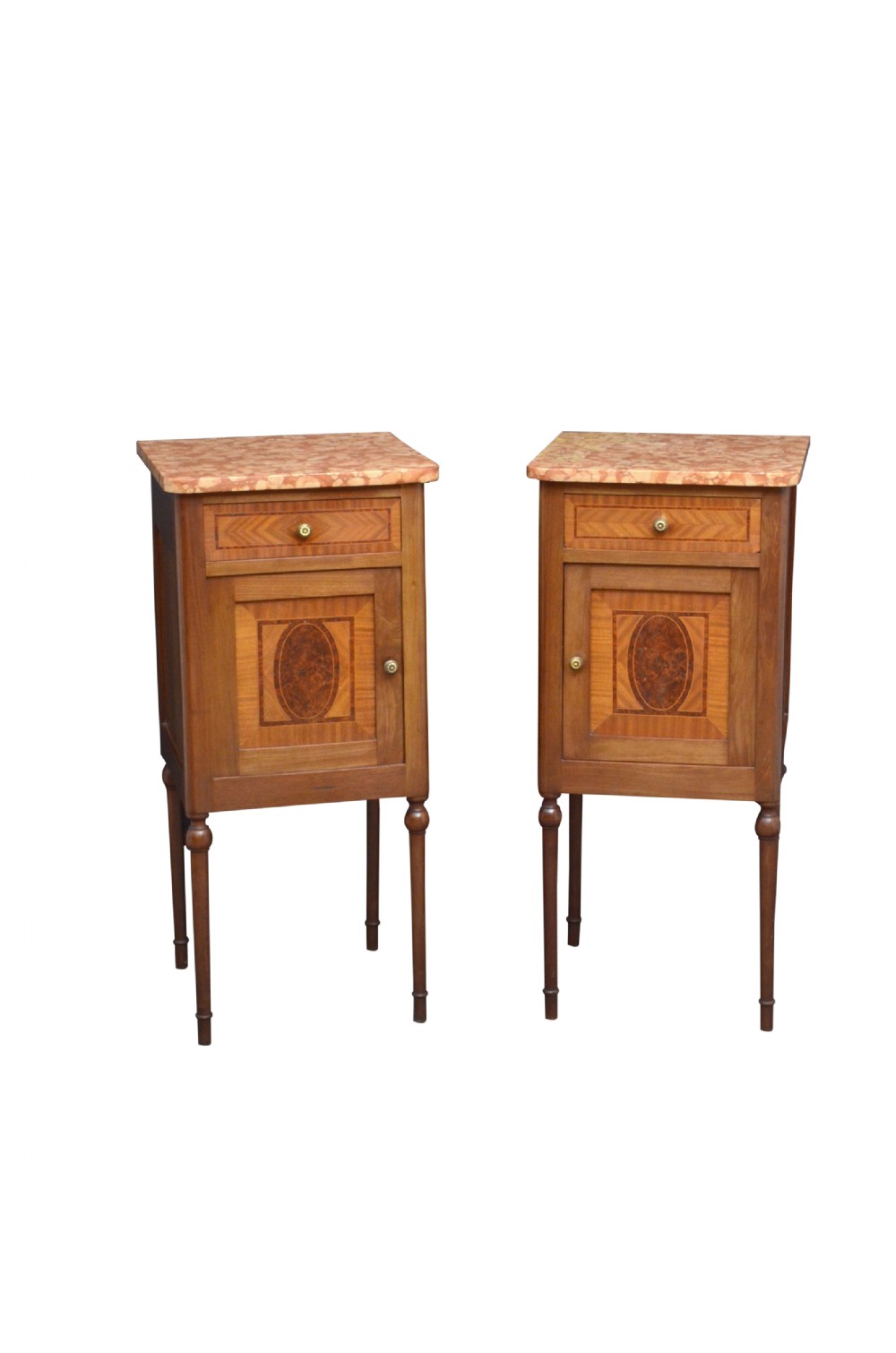 Pair of Turn of The Century Bedside Cabinets