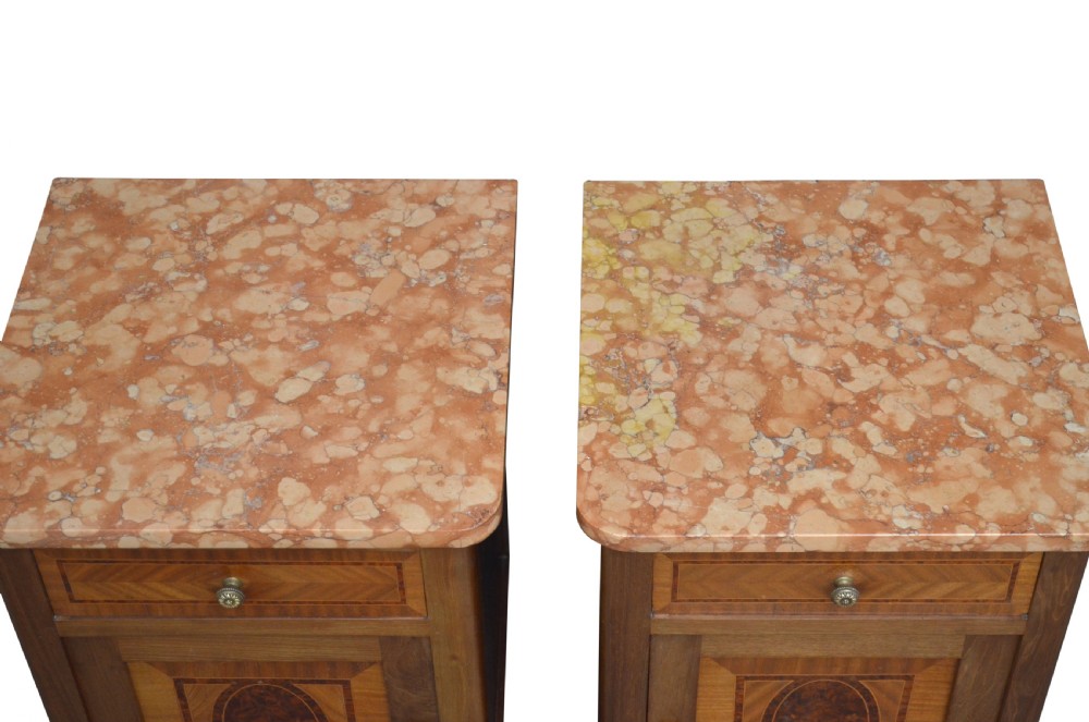 Pair of Turn of The Century Bedside Cabinets View II
