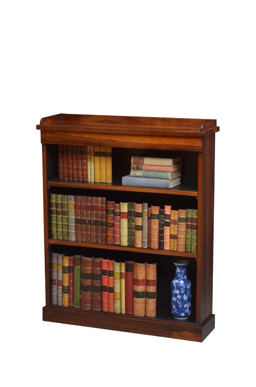 Fine William IV Rosewood Open Bookcase 