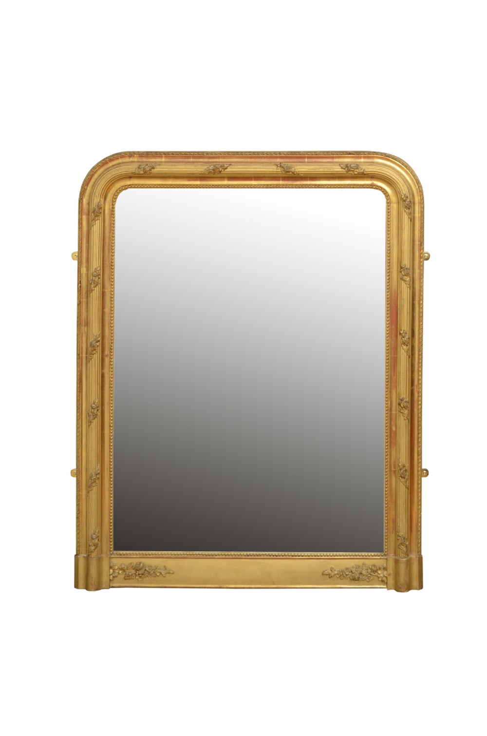 19th Century French Pier Mirror Gilt