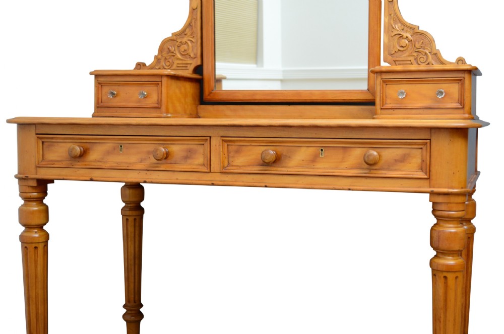 Victorian Satin Dressing Table View V
