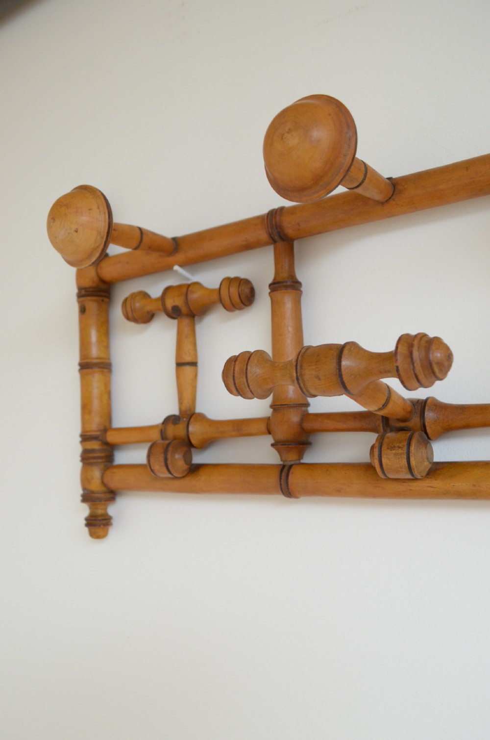Unusual French Faux Bamboo Coat Hooks View VI