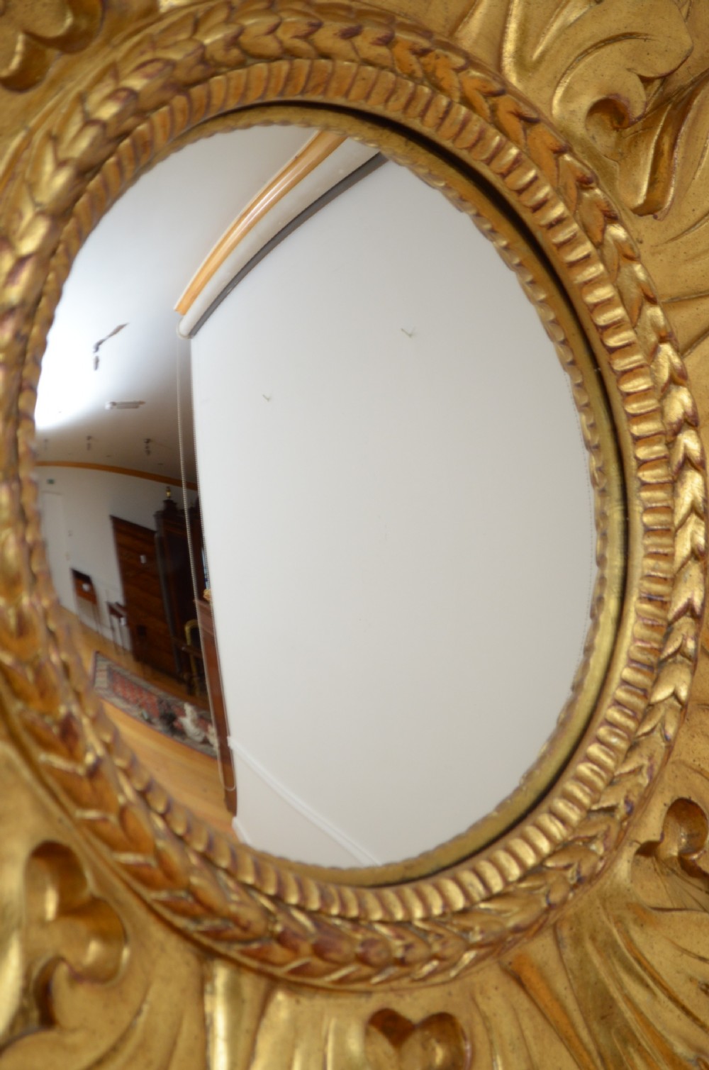 Large Sunburst Gilt Wall Mirror 90cm View III