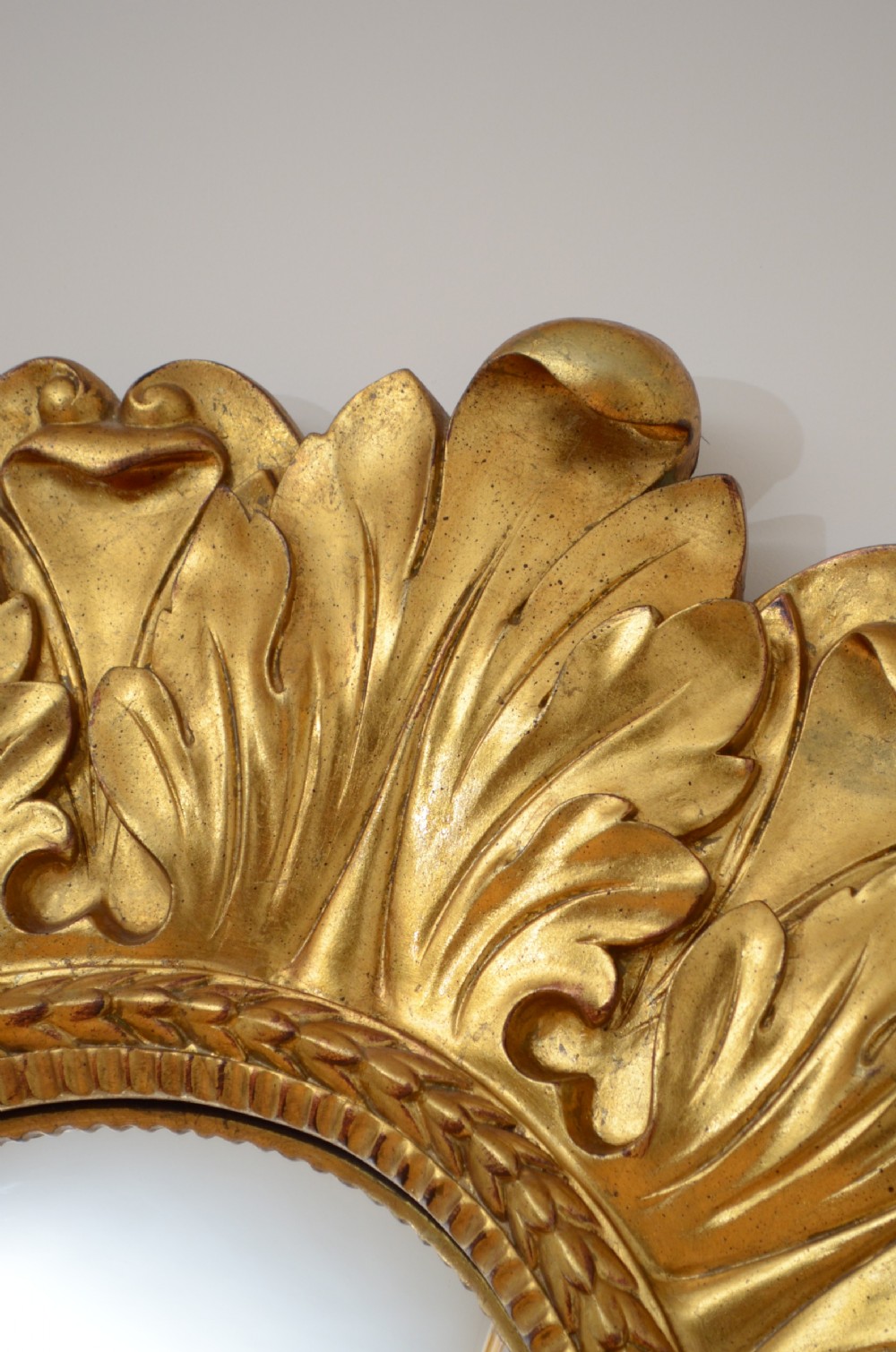Large Sunburst Gilt Wall Mirror 90cm View VI