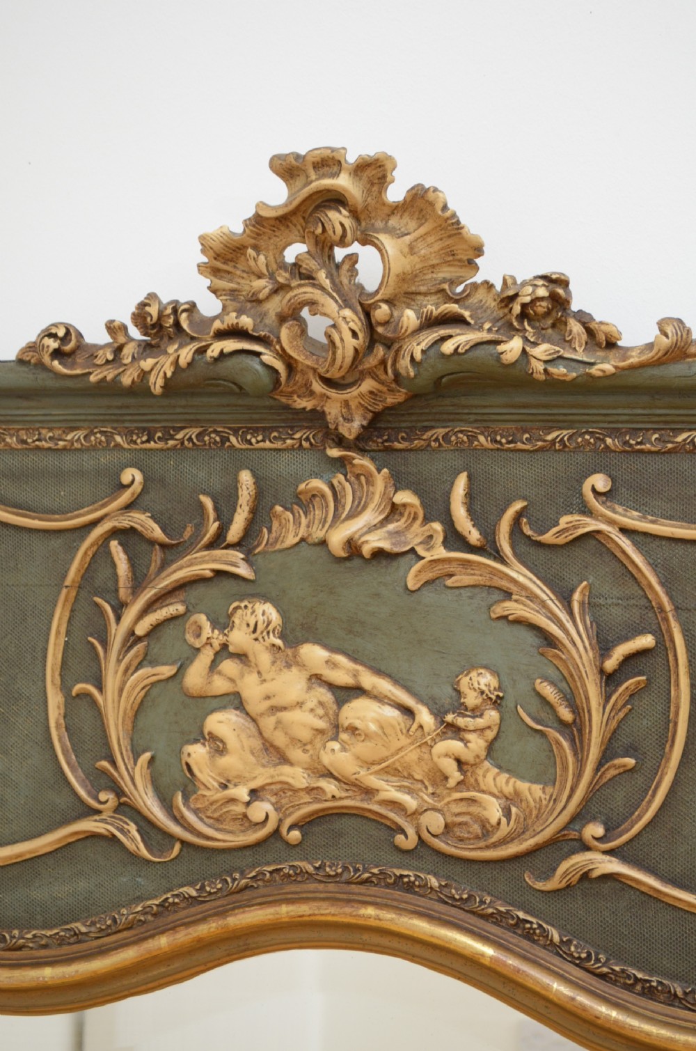 19th Century Trumeau Mirror View V