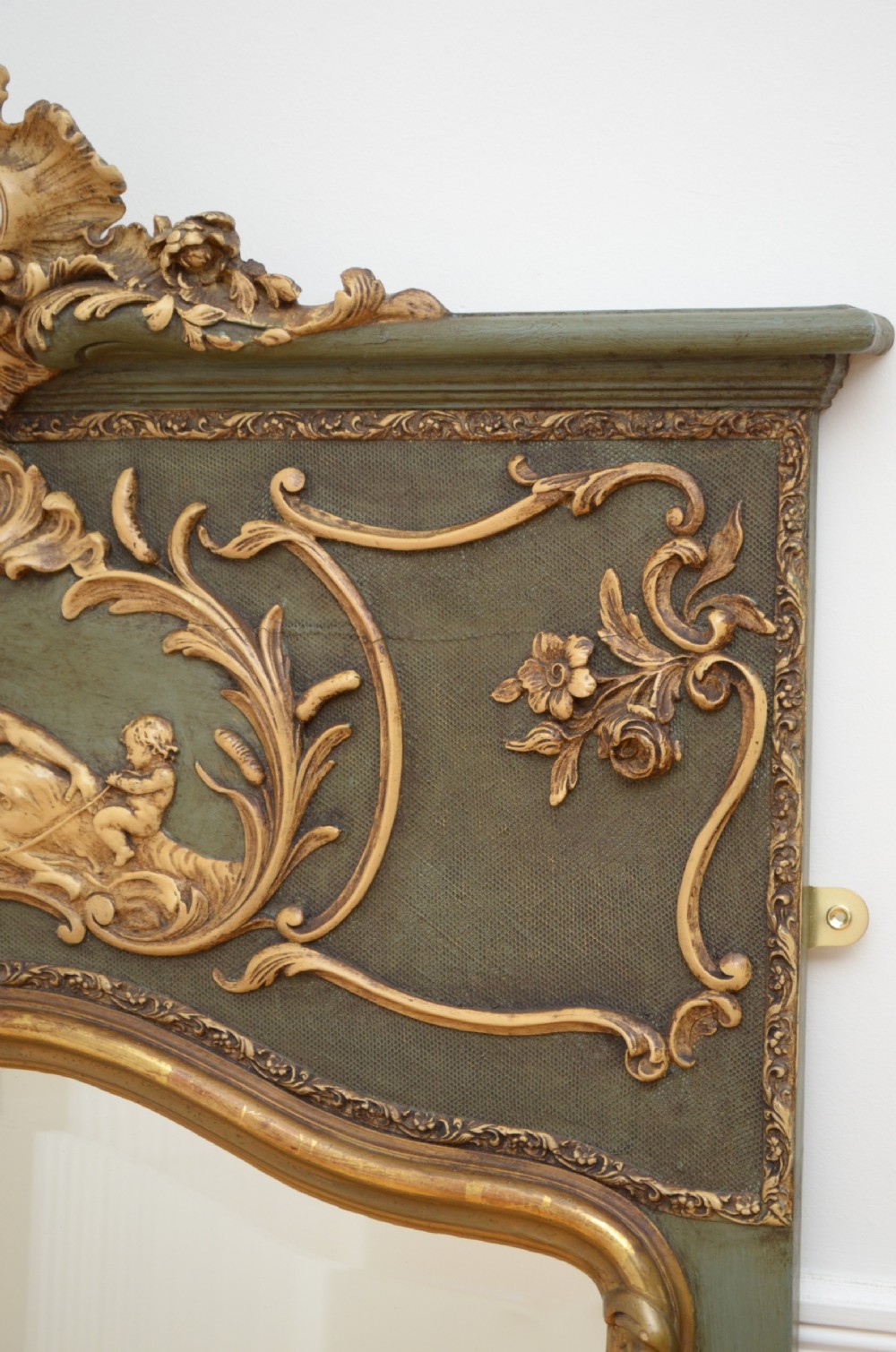 19th Century Trumeau Mirror View VI