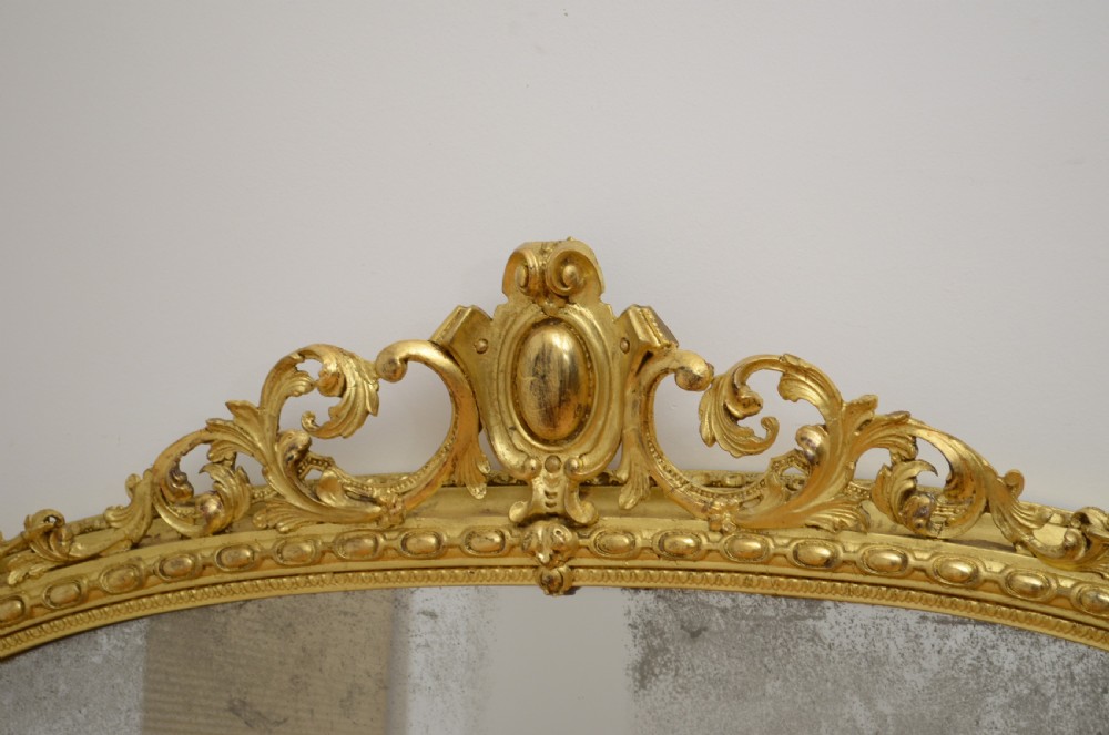Superb Victorian Gilt Overmantel Mirror Wall Mirror  View VII