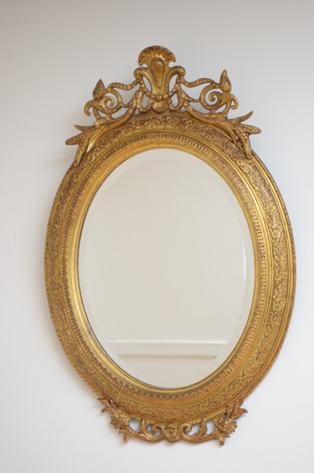19th Century Giltwood Wall Mirror  View II