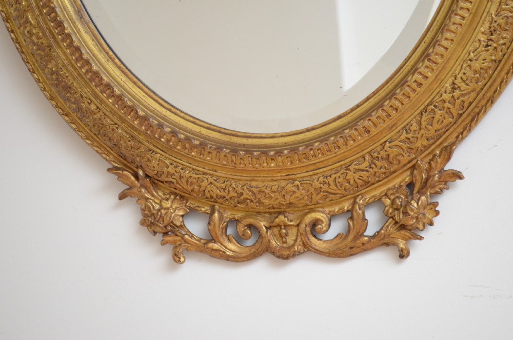 19th Century Giltwood Wall Mirror  View III