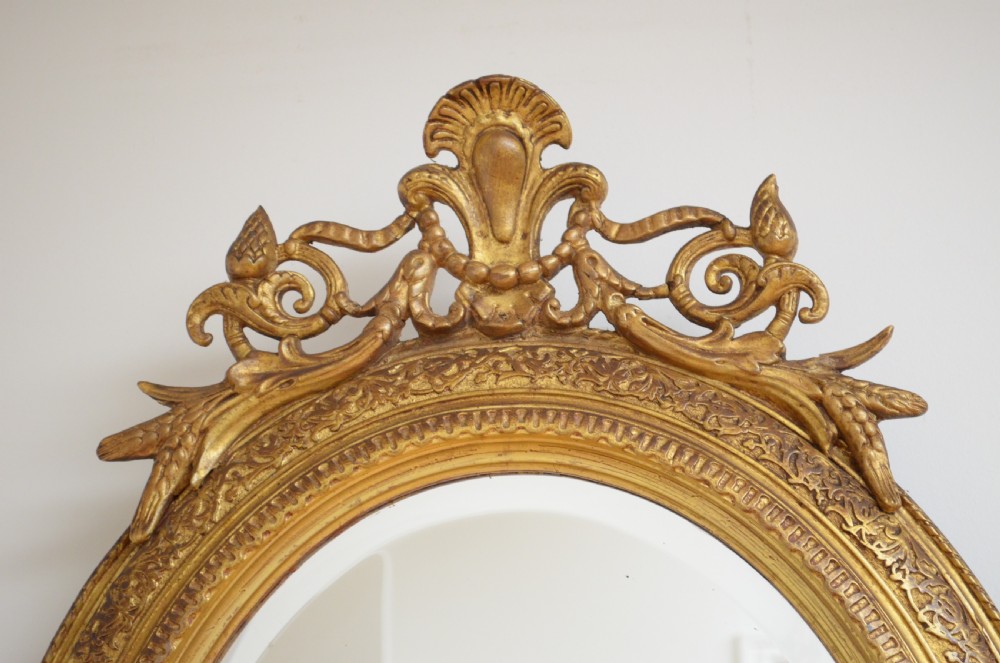 19th Century Giltwood Wall Mirror  View V