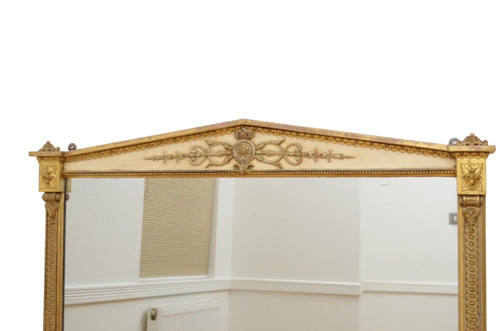 Early Victorian Giltwood Wall Mirror  View V
