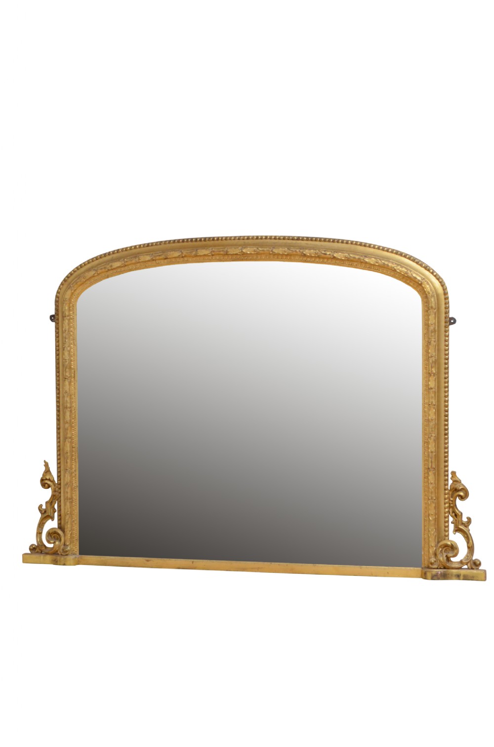 Large Victorian Giltwood Overmantel Mirror 