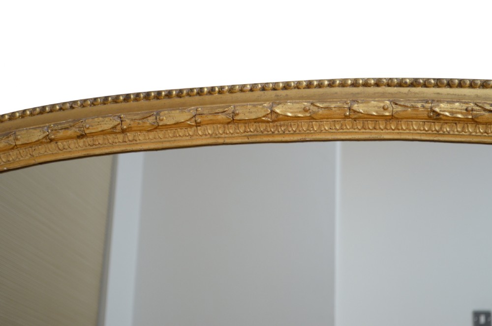 Large Victorian Giltwood Overmantel Mirror  View VII