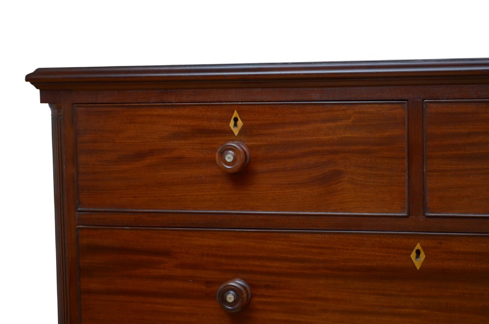 Good Size Georgian Mahogany Chest of Drawers  View V