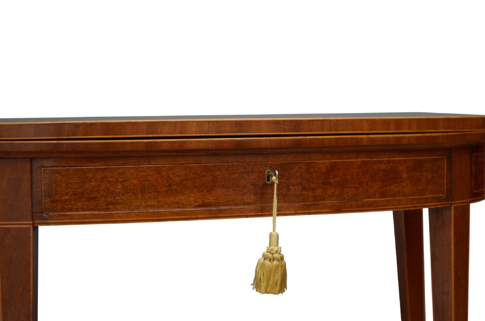 Regency Mahogany D Shaped Console Table Tea Table View VII