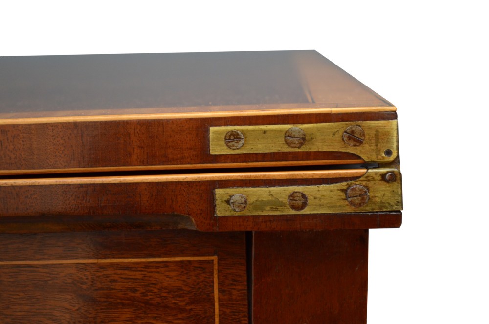 Regency Mahogany D Shaped Console Table Tea Table View IX
