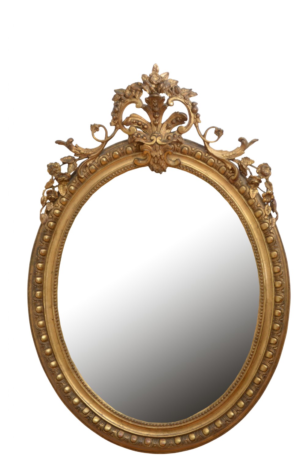 Large 19th Century Giltwood Wall Mirror 