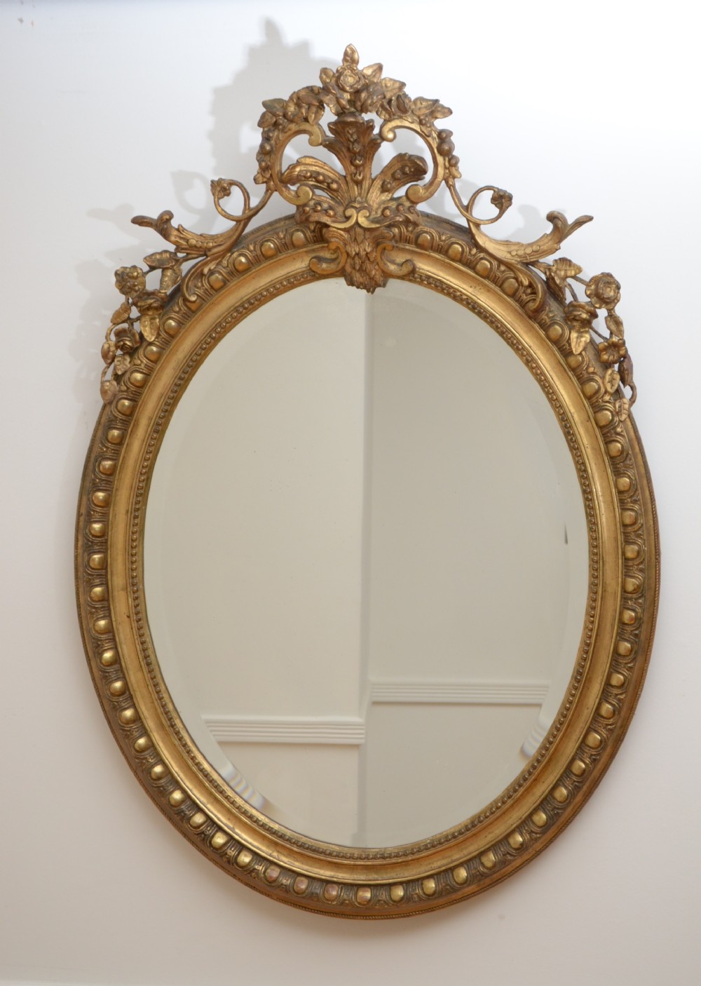 Large 19th Century Giltwood Wall Mirror  View II