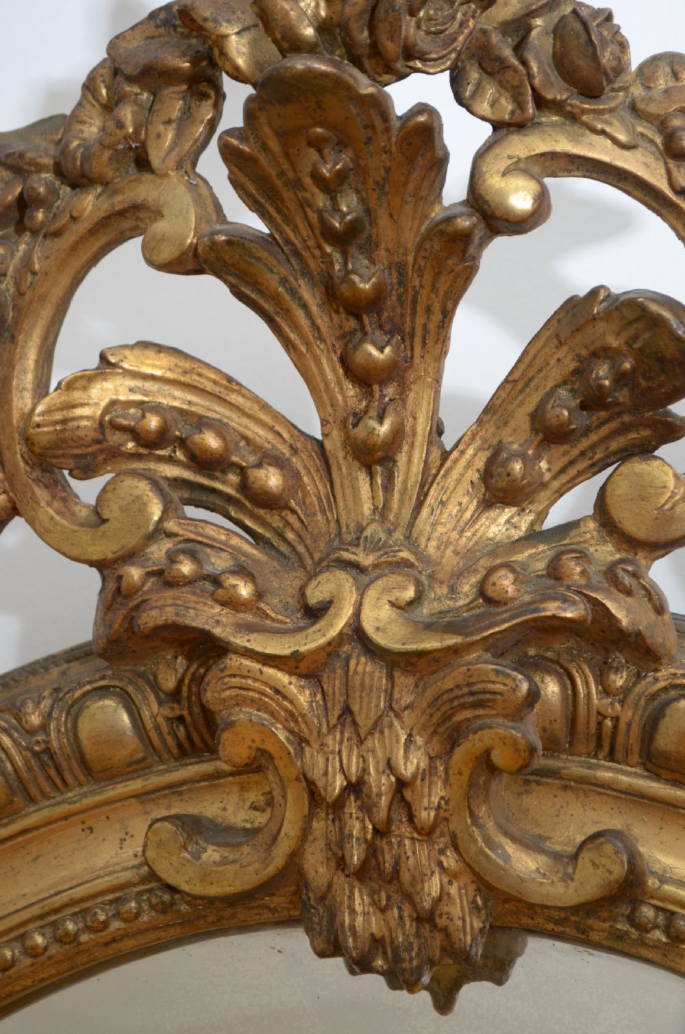 Large 19th Century Giltwood Wall Mirror  View VIII