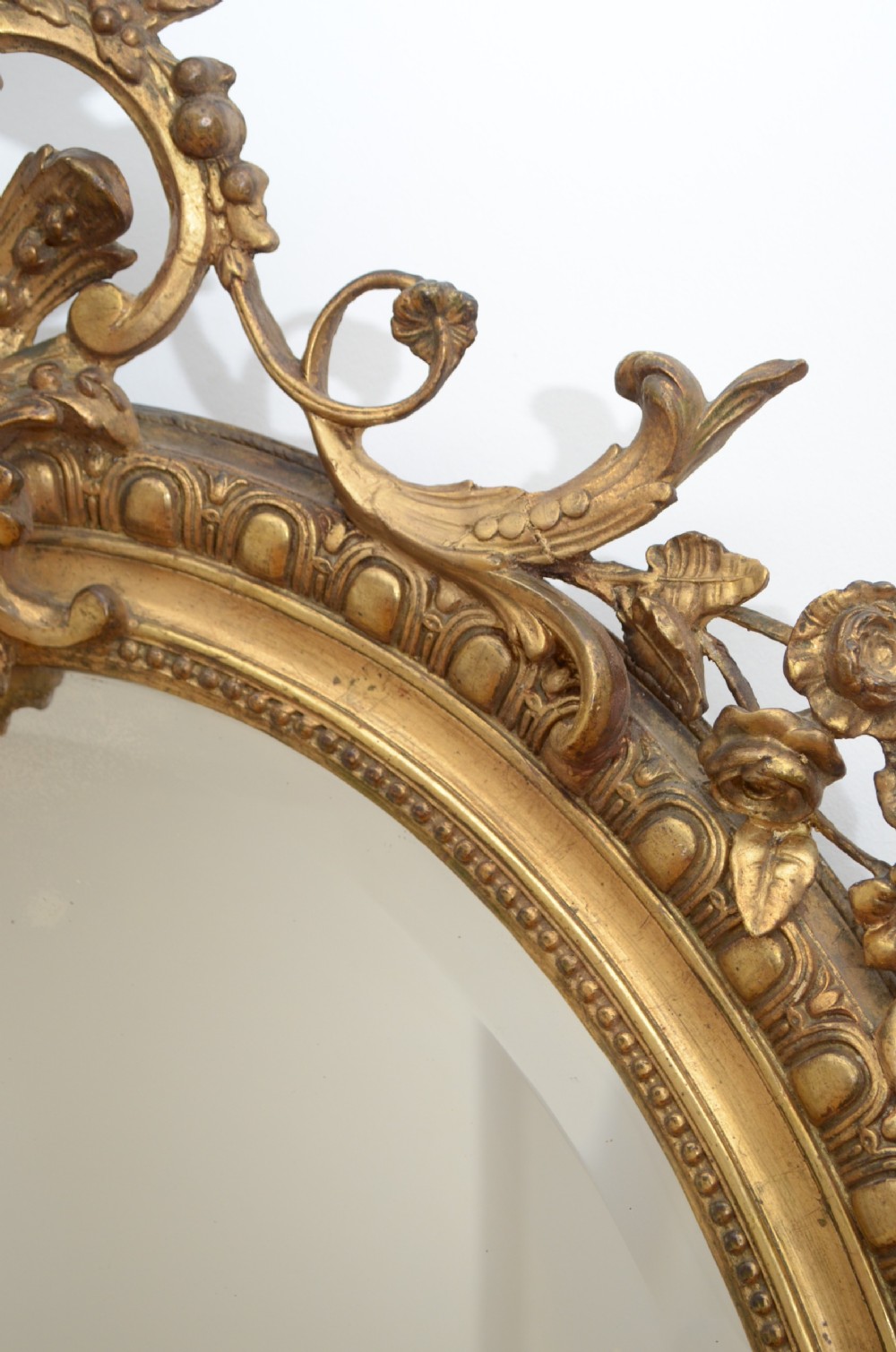 Large 19th Century Giltwood Wall Mirror  View IX