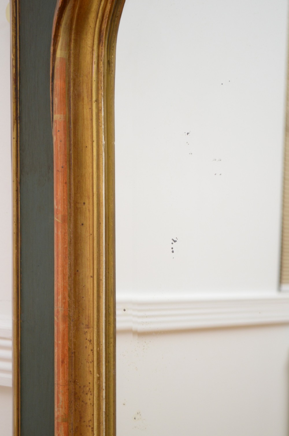 Attractive 19th Century Trumeau Mirror View IV