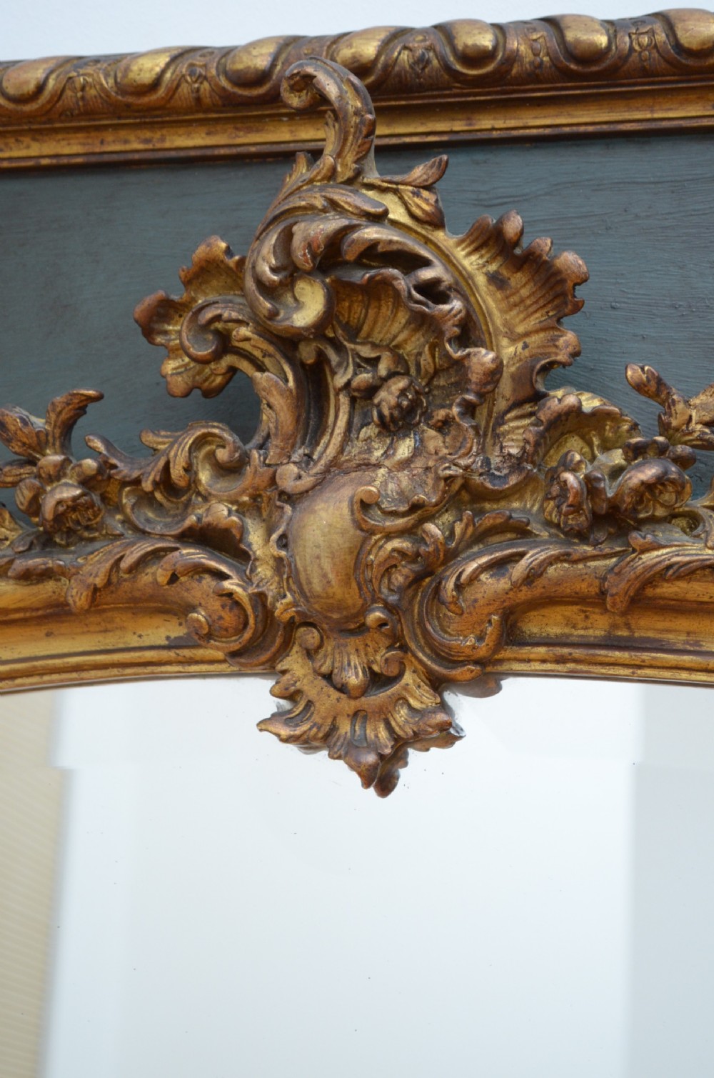 Attractive 19th Century Trumeau Mirror View VIII