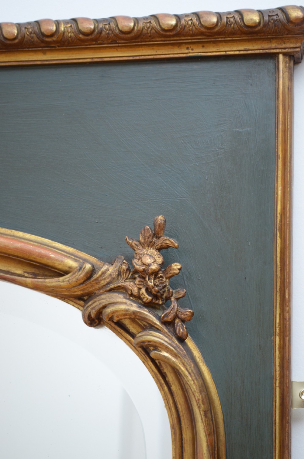 Attractive 19th Century Trumeau Mirror View X