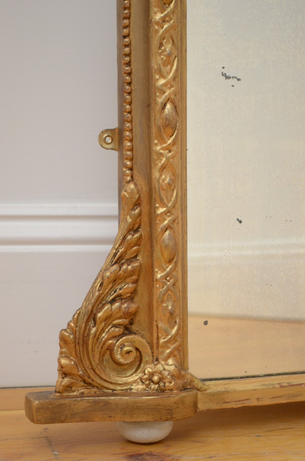 Small Victorian Overmantel Mirror  View V