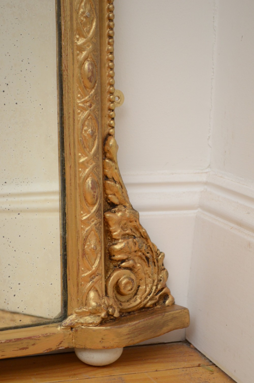 Small Victorian Overmantel Mirror  View X
